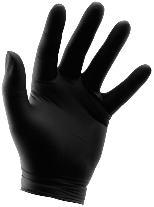 Grower's Edge Black Powder Free Nitrile Gloves 6 mil (100 pack)