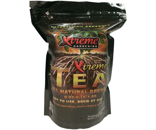 Xtreme Tea Brews Individual Pouches, 80 g & Microbe Food Packs